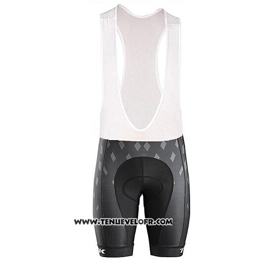 2017 Maillot Ciclismo Trek Bontrager Gris Manches Courtes et Cuissard